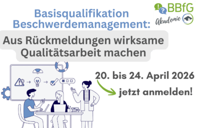 Basisqualifikation Beschwerdemanagement 2026: Jetzt noch für April-Kurs anmelden