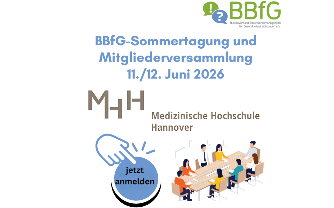 BBfG-Sommertagung und Mitgliederversammlung am 11./12. Juni 2026 an der MHH