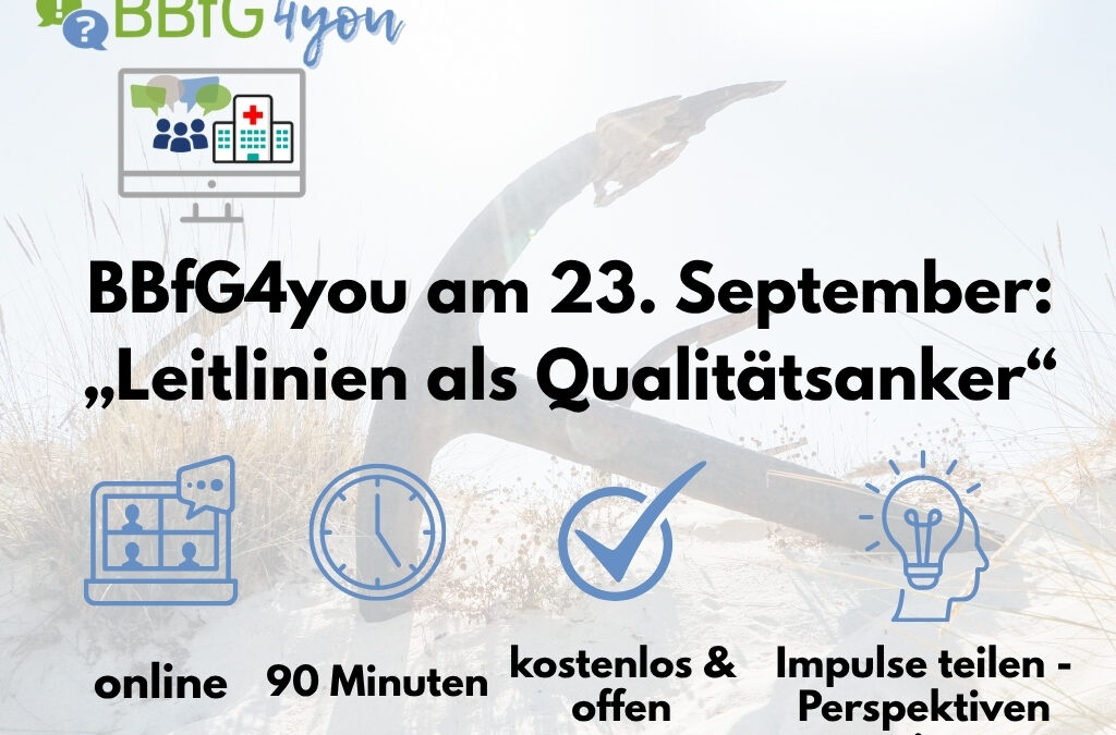 BBfG4you am 23. September 2026: Leitlinien als Qualitätsanker