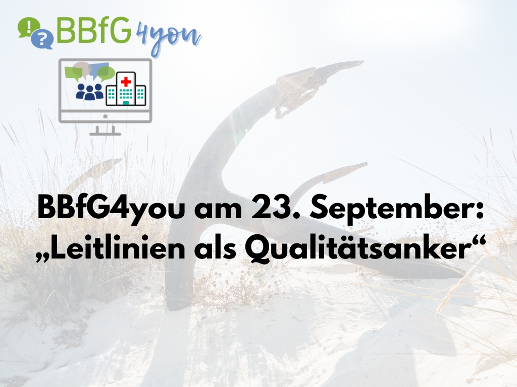 BBfG4you am 23. September 2026: Leitlinien als Qualitätsanker